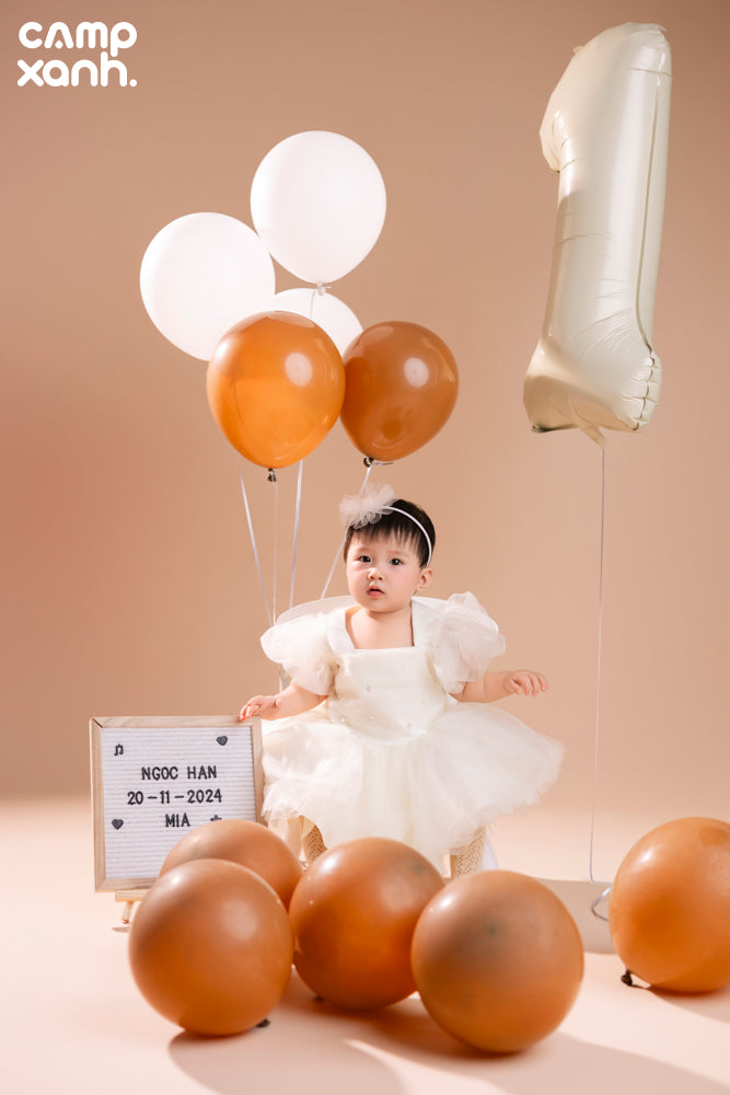 SINH NHẬT 1 TUỔI PHÔNG TRƠN