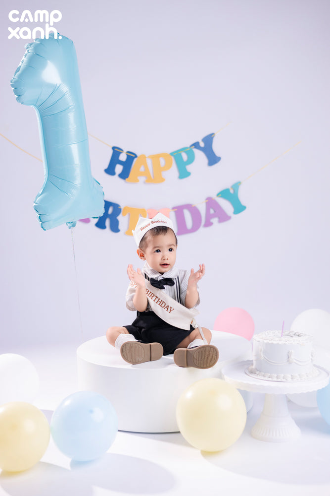 SINH NHẬT 1 TUỔI PHÔNG TRƠN