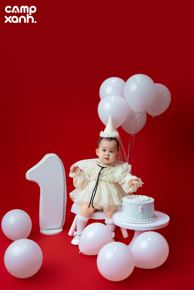 SINH NHẬT 1 TUỔI PHÔNG TRƠN