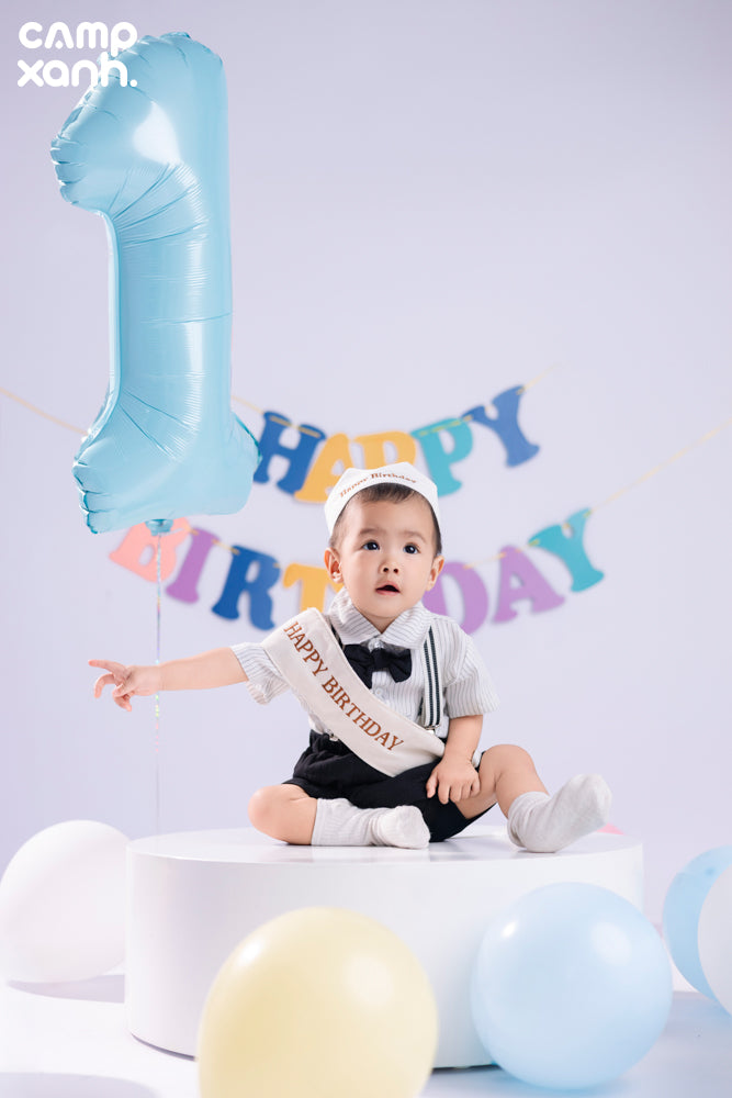 SINH NHẬT 1 TUỔI PHÔNG TRƠN