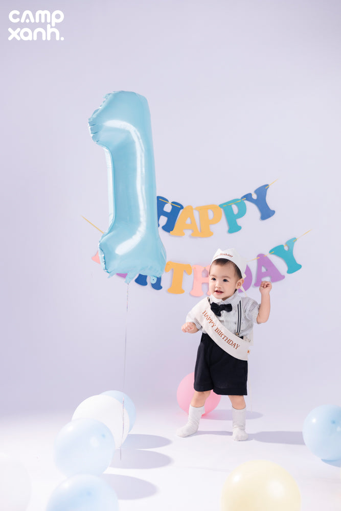 SINH NHẬT 1 TUỔI PHÔNG TRƠN