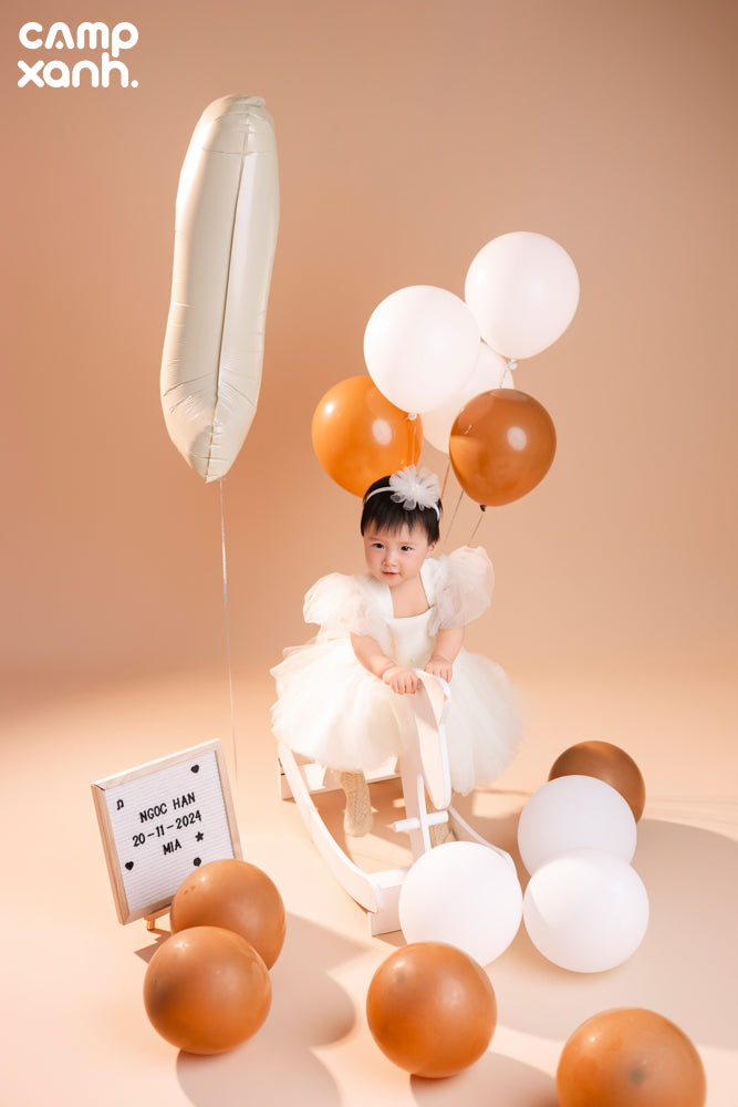 SINH NHẬT 1 TUỔI PHÔNG TRƠN