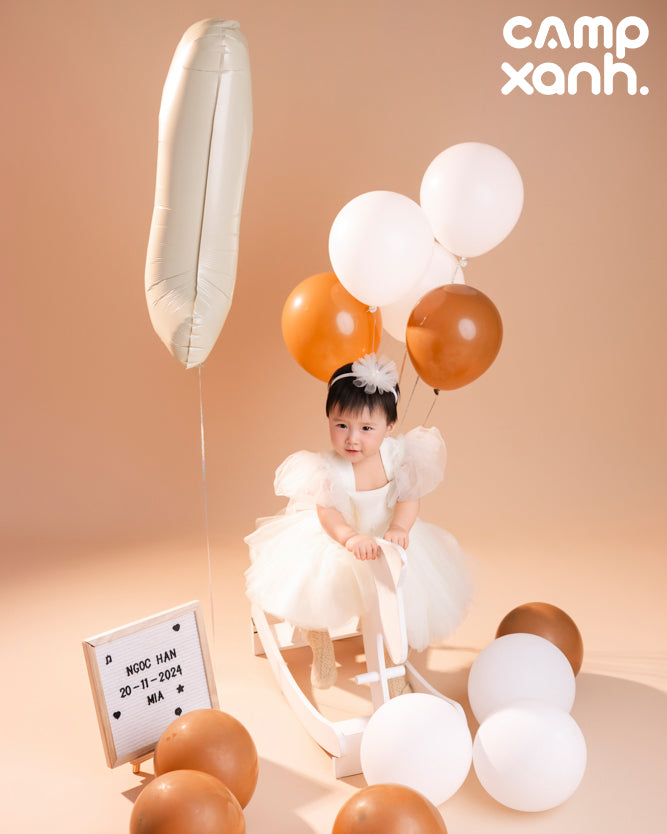 SINH NHẬT 1 TUỔI PHÔNG TRƠN