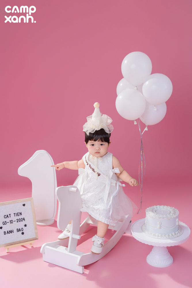 SINH NHẬT 1 TUỔI PHÔNG TRƠN